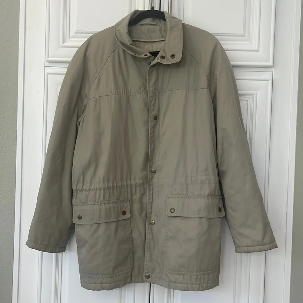 Singirang Khaki field winter fall jacket coat size XL
